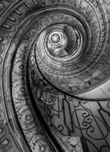 Spiral Staircase, Melk Abbey, Linda Kirkhope